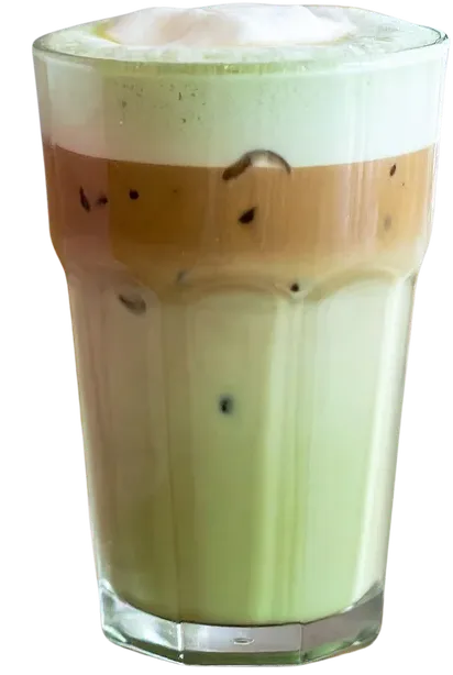 Dirty Matcha Latte